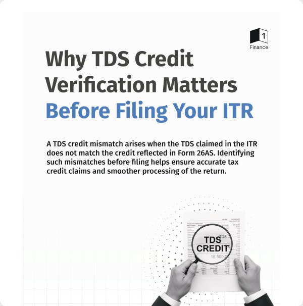 Why TDS credit verification matters before filing your ITR